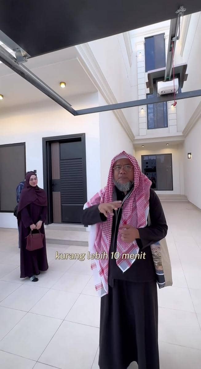 Dekorasi Calon Villa Celine Evangelista di Madinah, Dekat Masjid Nabawi (instagram.com/celine_evangelista)