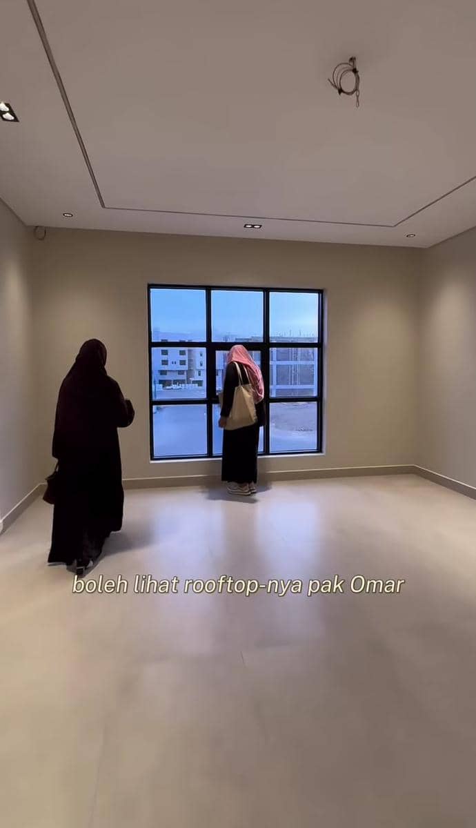 Dekorasi Calon Villa Celine Evangelista di Madinah, Dekat Masjid Nabawi (instagram.com/celine_evangelista)