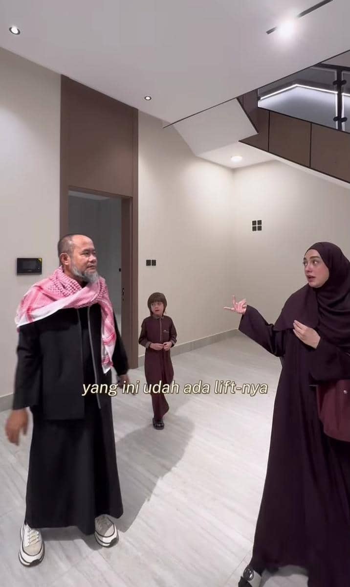 Dekorasi Calon Villa Celine Evangelista di Madinah, Dekat Masjid Nabawi (instagram.com/celine_evangelista)