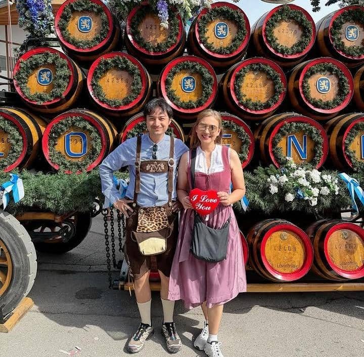 Ira Wibowo ikut Oktoberfest di Munich