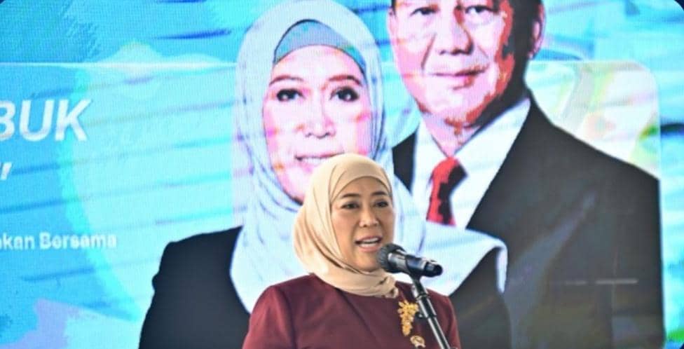 Menteri Komunikasi dan Digital Meutya Hafid menyampaikan keterangan tentang pemberantasan judi online.