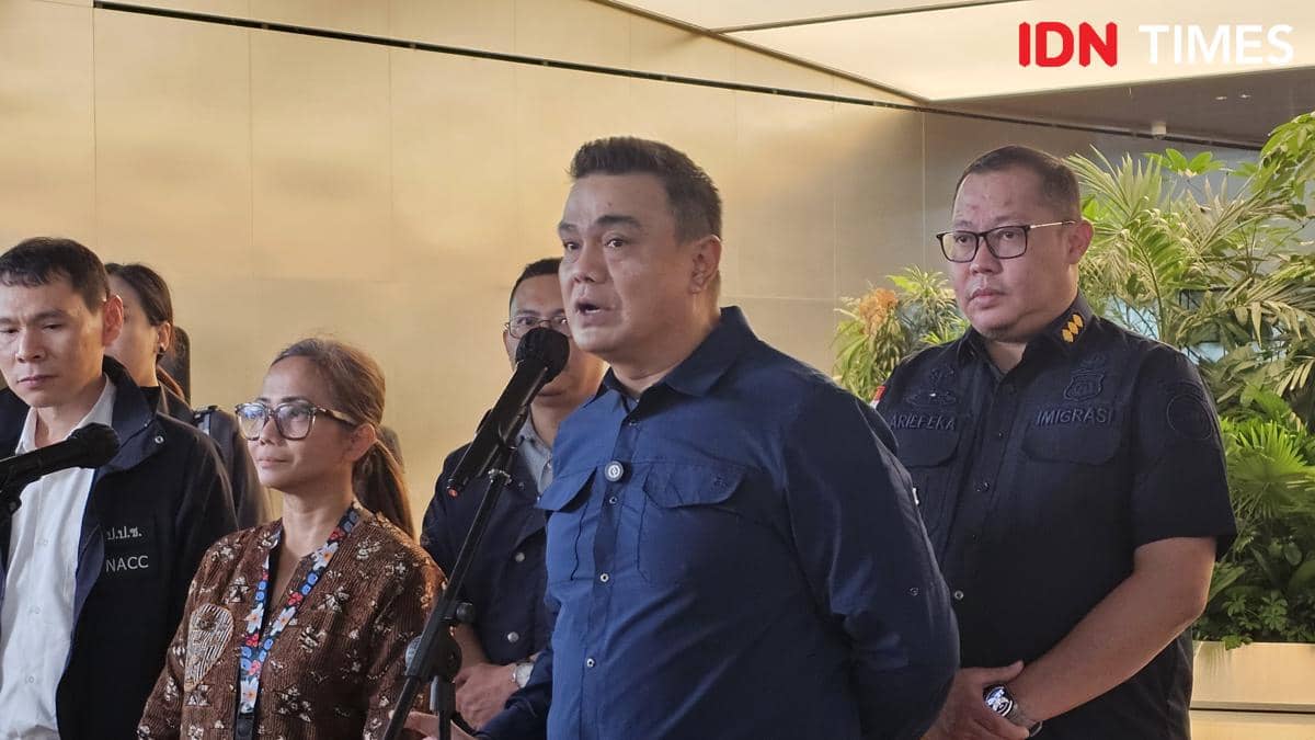 Potret Plh. Direktur Wasdakim Direktorat Jenderal Imigrasi, Novan Indriyanto, dalam agenda bersama IDN Times.