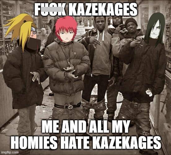 meme Naruto tentang kebencian