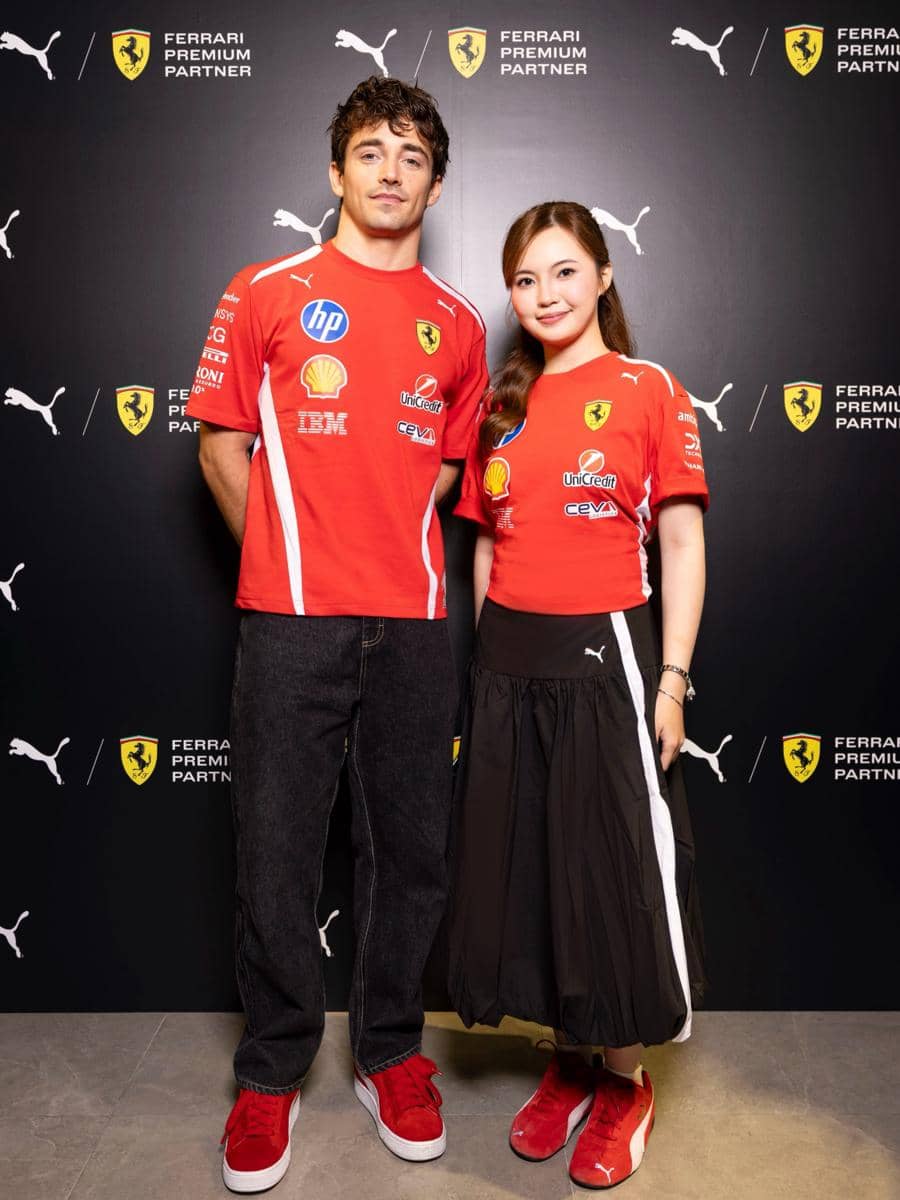 Erika Richardo dan Charles Leclerc dalam unggahan di akun Instagram milik Erika Richardo, instagram.com/erikarichardo.