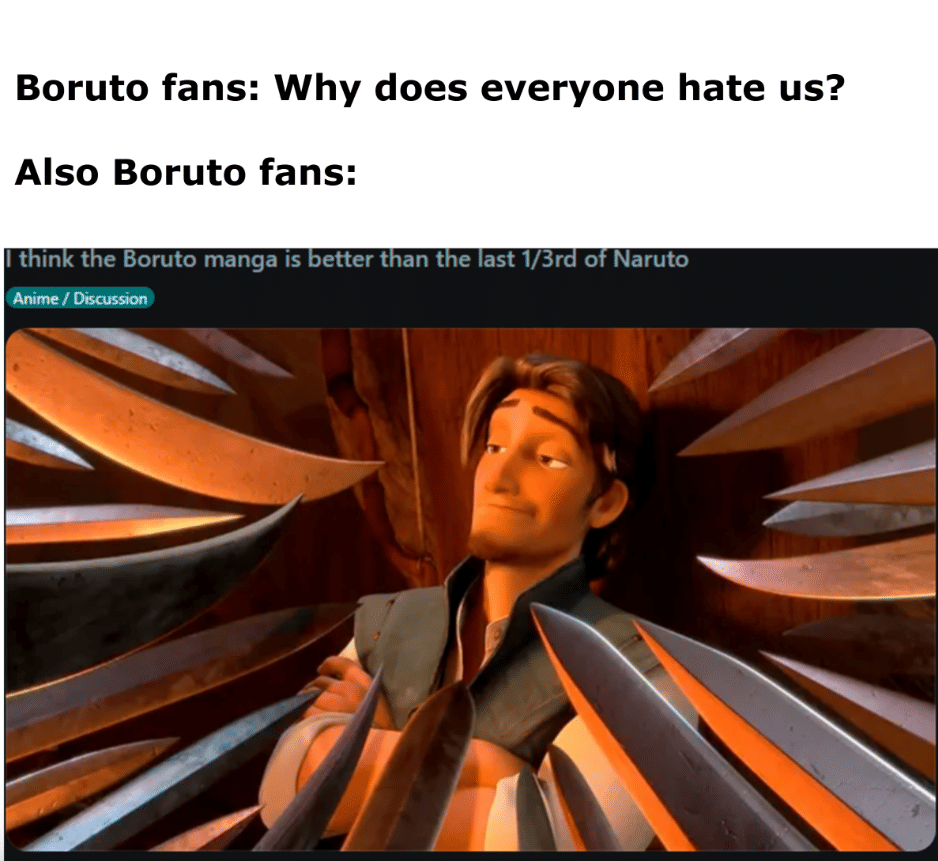 meme Naruto tentang kebencian