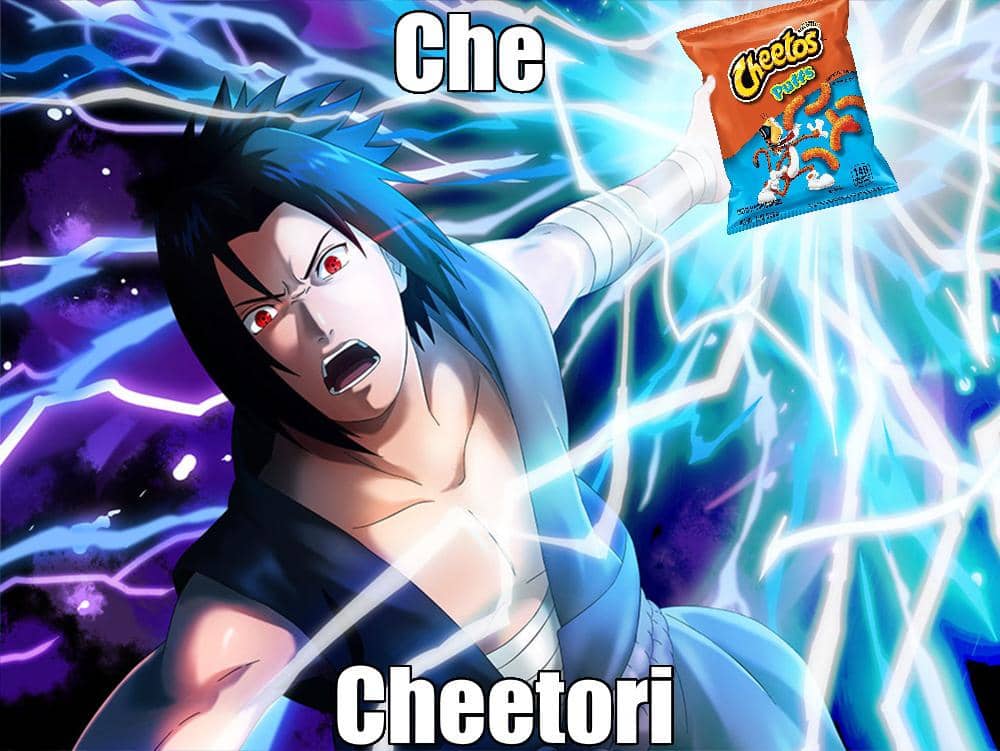 meme Naruto tentang camilan