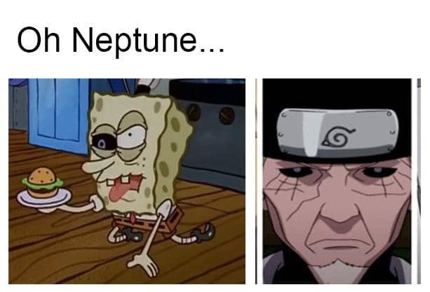 meme SpongeBob tentang mata