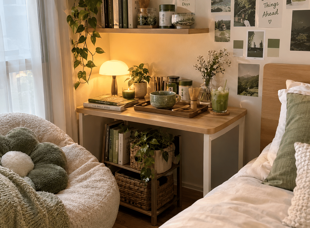 Dekorasi Kamar untuk Pecinta Matcha, Bikin Ruangan Makin Adem