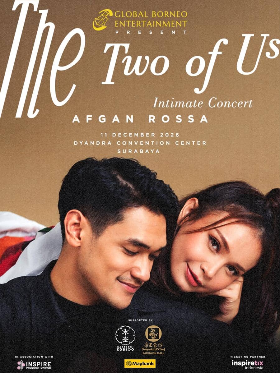 Afgan dan Rossa tampil dalam konser intim bertajuk The Two of Us, sebagaimana dibagikan akun Instagram inspire_idn.