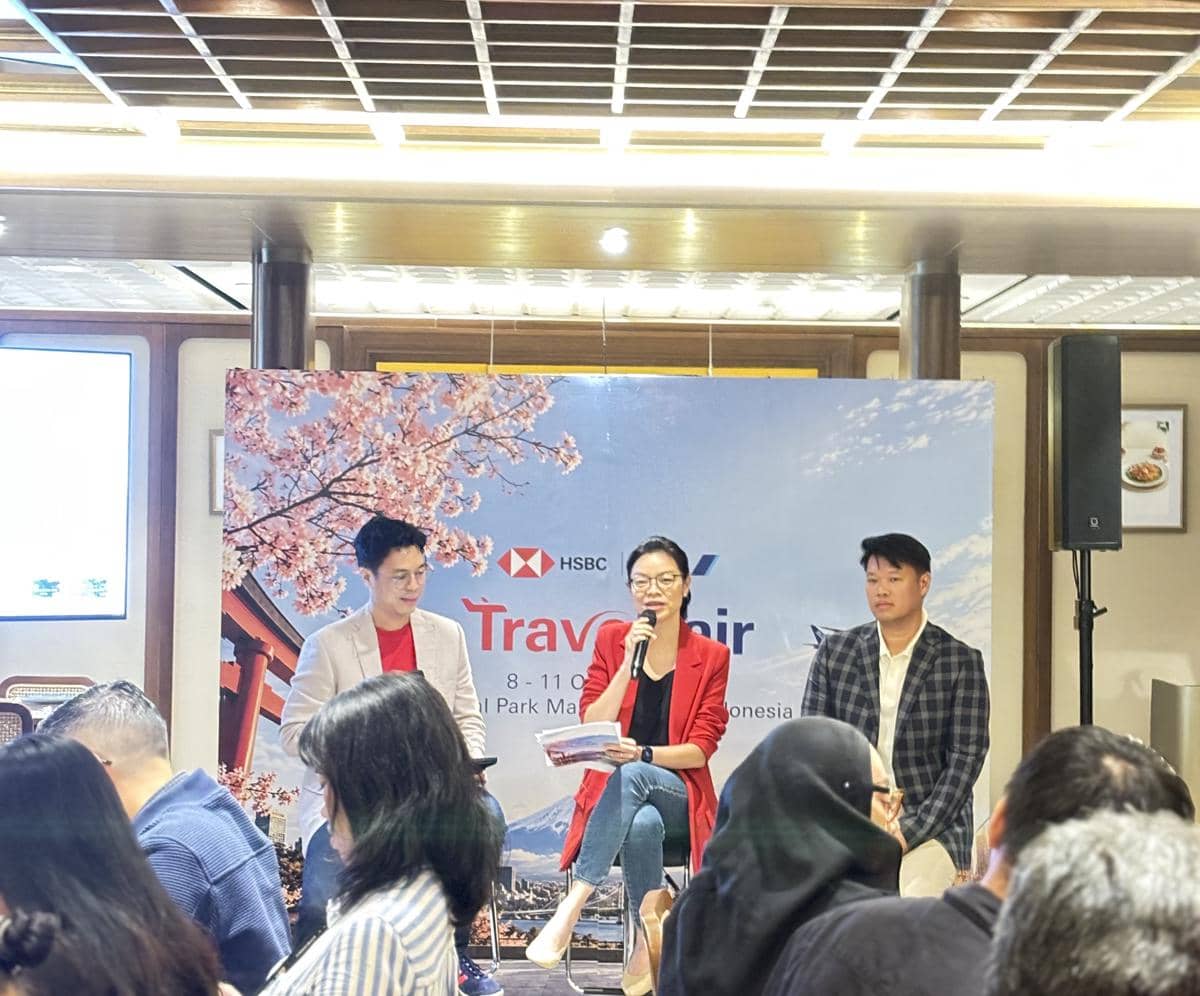 Press Conference HSBC-ANA Travel Fair 2026, Plaza Indonesia, Jakarta Pusat