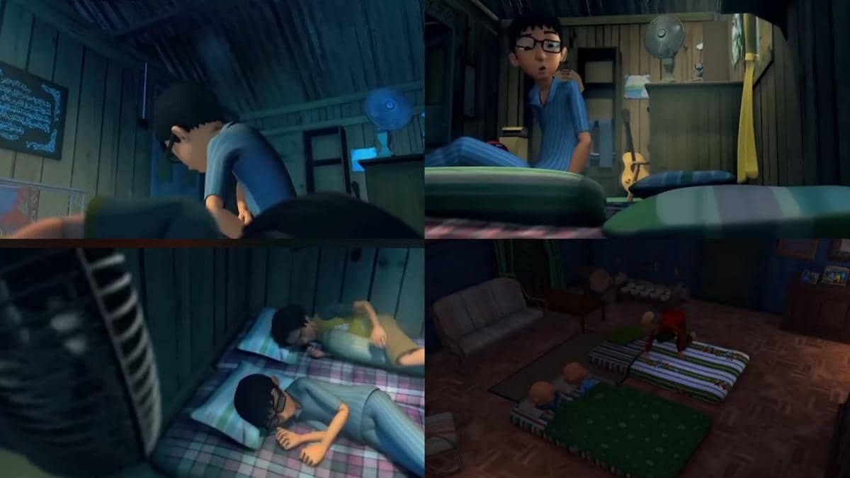 kamar tidur di rumah Tok Dalang