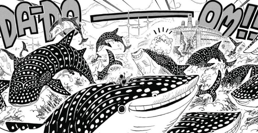 Jinbe Memanggil Whale Shark di Impel Down One Piece.jpg