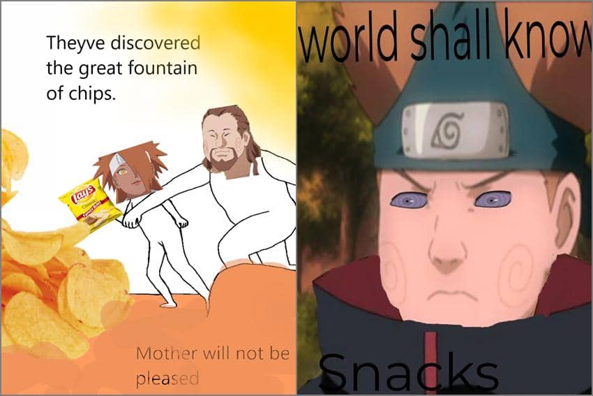 8 Meme Naruto tentang Camilan, Chōji Jadi Bintang Utama