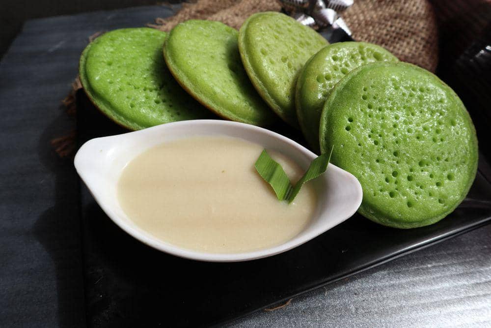 Resep Kue Serabi Matcha Vla Vanila yang Unik dan Creamy