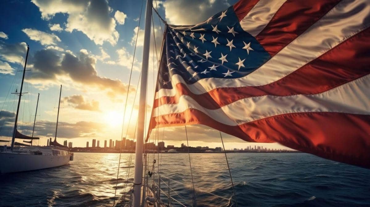 ilustrasi bendera Amerika Serikat