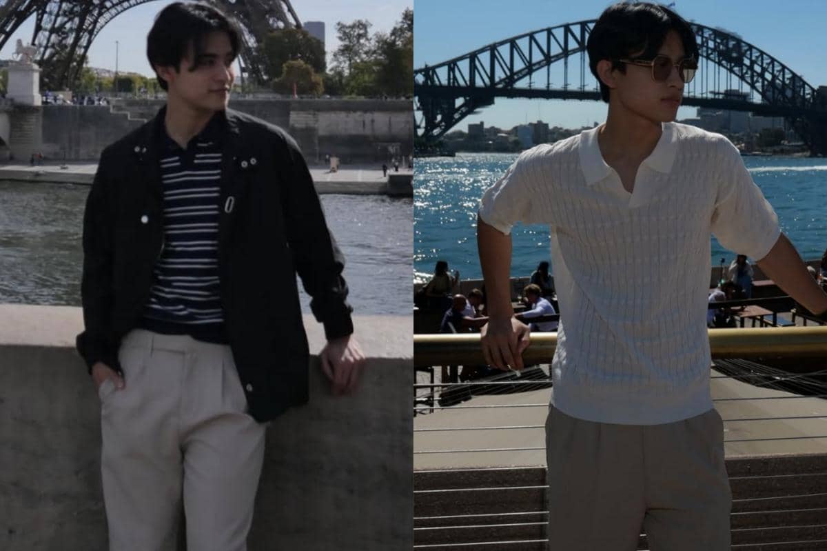 7 Ide Outfit Liburan ke Luar Negeri ala Barcode Tinnasit, Stylish!