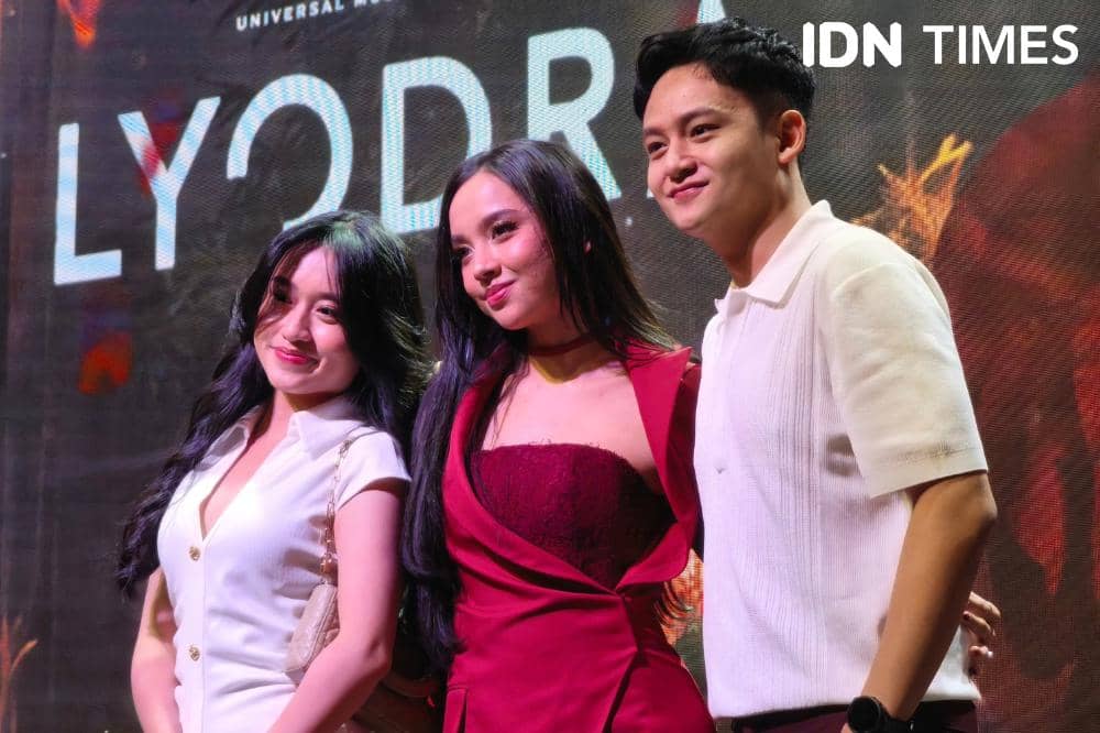 Potret Randy Martin hadiri press conference album terbaru Lyodra di Jakarta Selatan, Rabu (7/10/2026) (IDN Times/Juan Dwi)