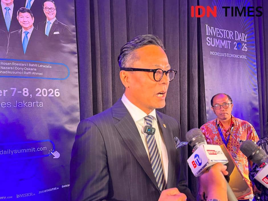 Kepala Badan Pengaturan Badan Usaha Milik Negara (BP BUMN) sekaligus Chief Operating Officer (COO) Danantara, Dony Oskaria usai menghadiri I