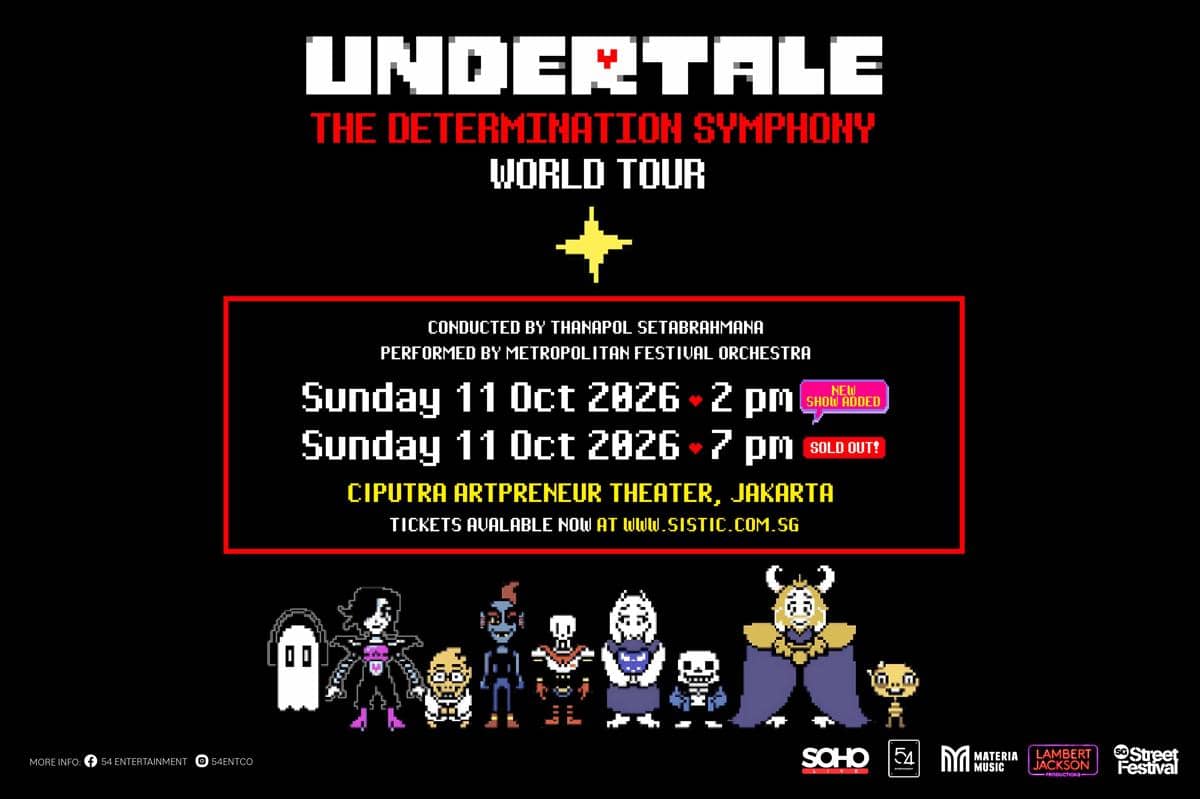 UNDERTALE: The Determination Symphony Datang ke Jakarta 11 Oktober!