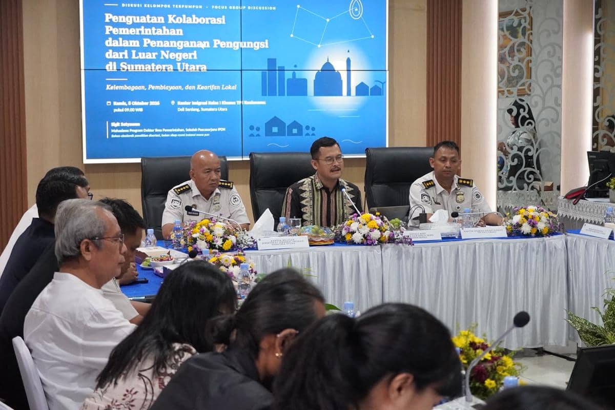 Gelar FGD, Imigrasi Sumut Petakan Risiko Hukum Penanganan Pengungsi