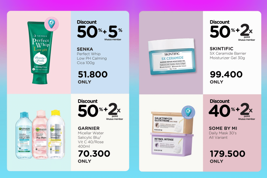 diskon 10.10 makeup skincare