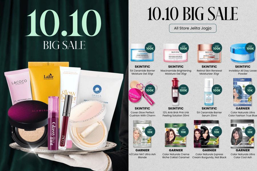 diskon 10.10 makeup skincare