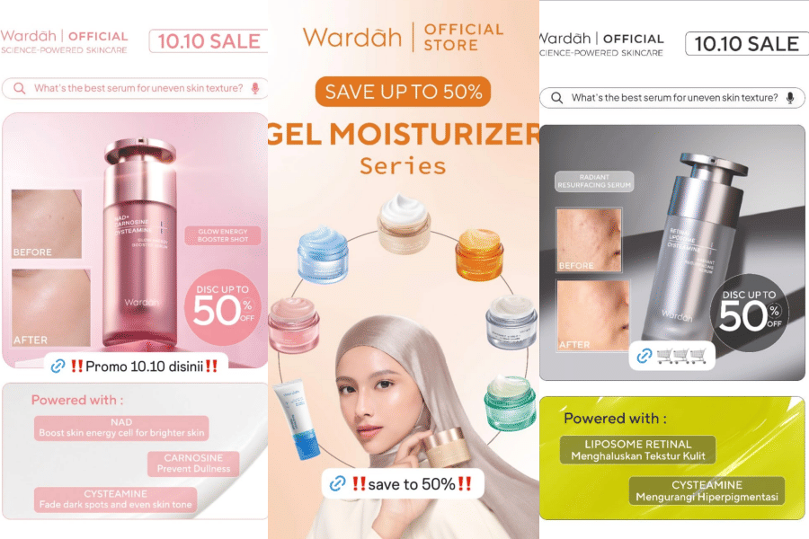 diskon 10.10 makeup skincare