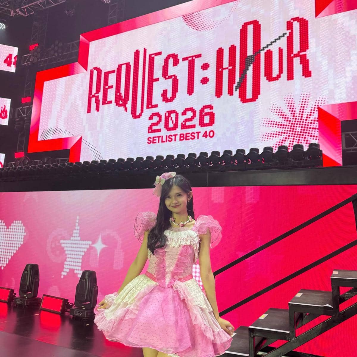 Potret Indah Cahya dari JKT48 dalam unggahan akun Instagram @jkt48indah_, sebagaimana tercantum pada keterangan foto.