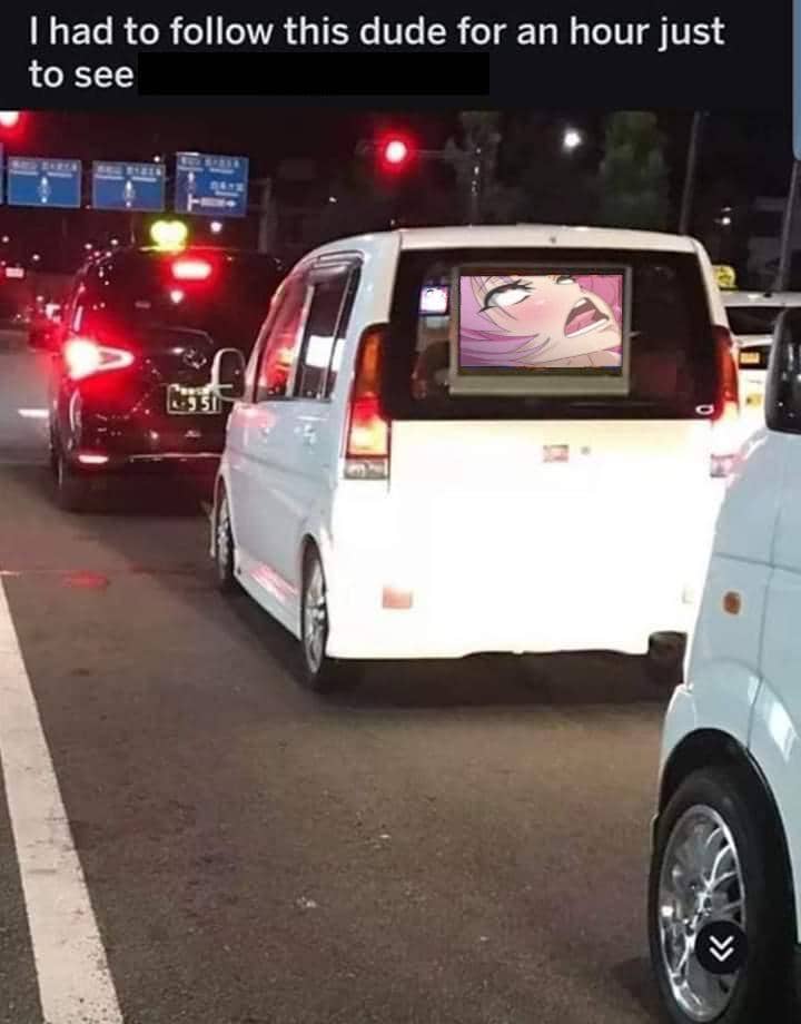 meme anime tentang lalu lintas