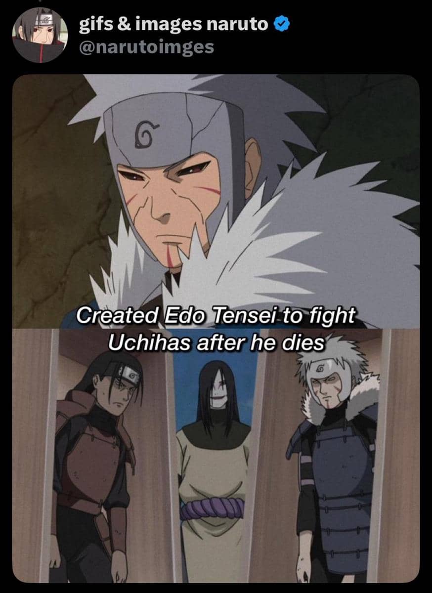 meme kebencian Tobirama ke Uchiha