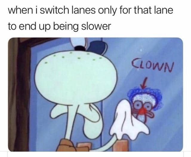 meme SpongeBob tentang klakson