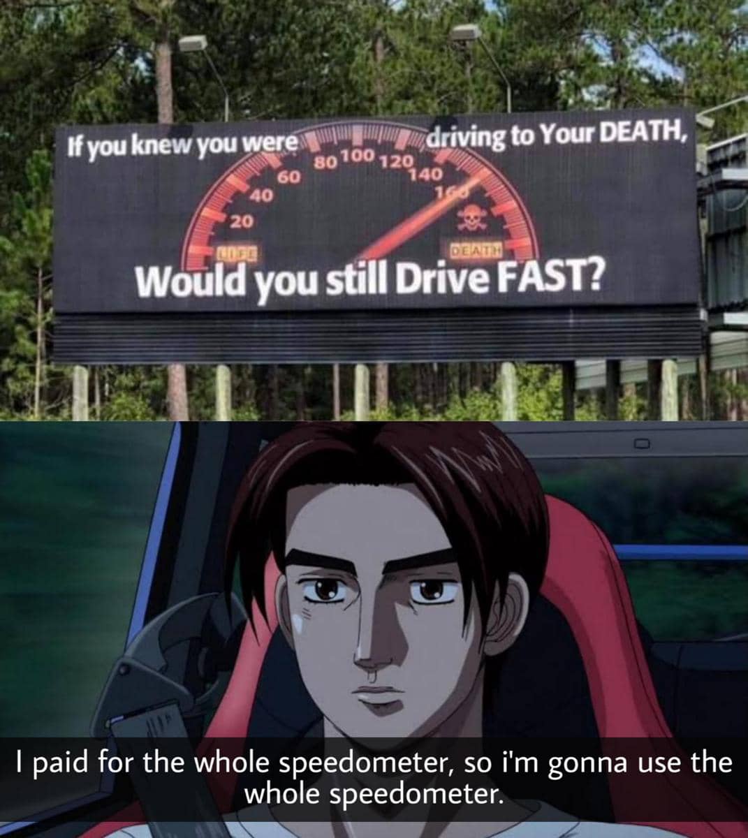 meme anime tentang lalu lintas
