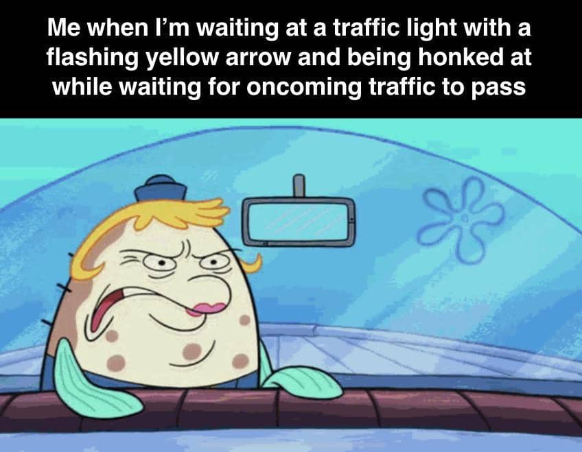 meme SpongeBob tentang klakson