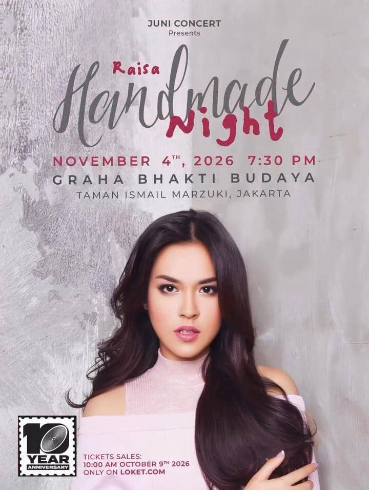 Konser Raisa Handmade Night 2026