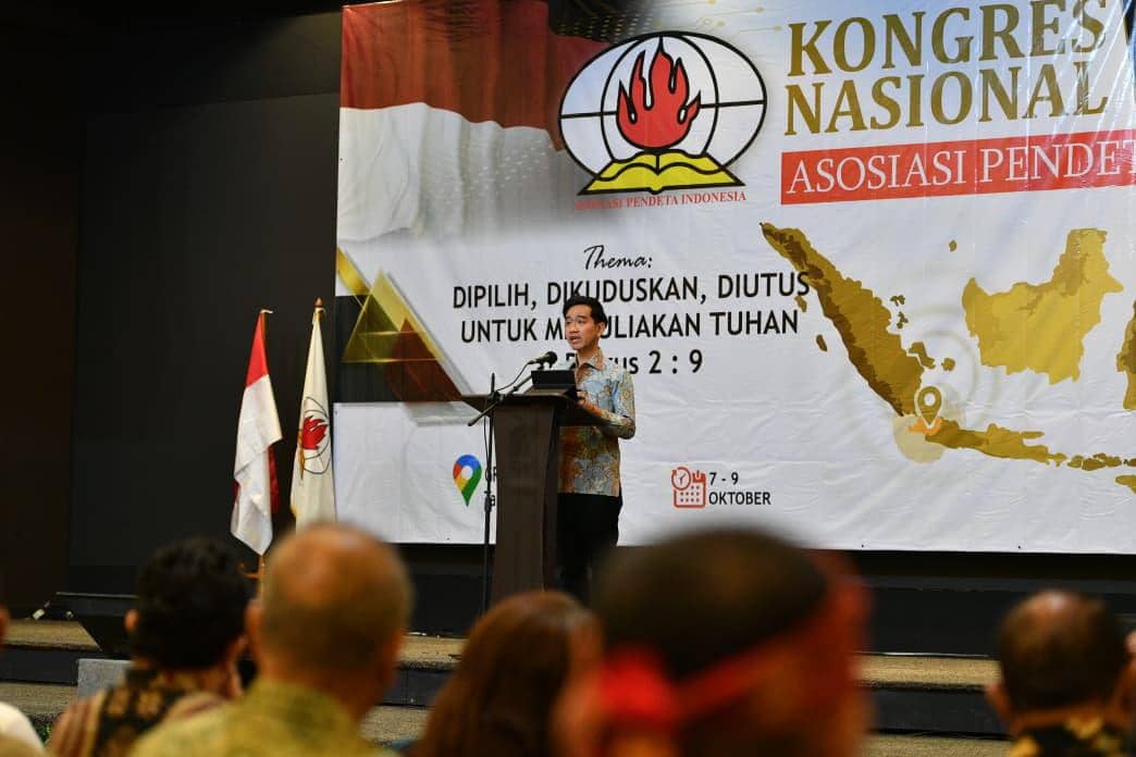 Hadiri Kongres Asosiasi Pendeta, Gibran Minta Maaf Banyak Kasus Intoleransi