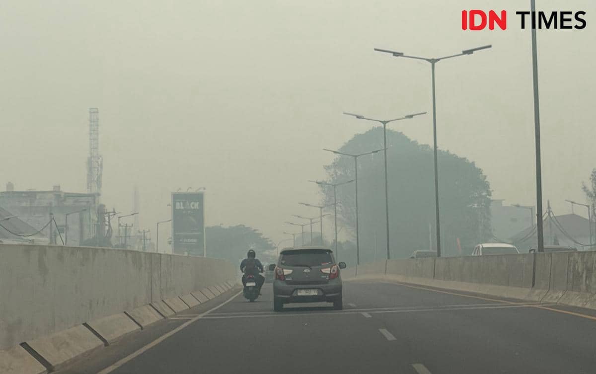 Kualitas Udara Sumsel Memburuk, Palembang-Prabumulih-PALI Berbahaya