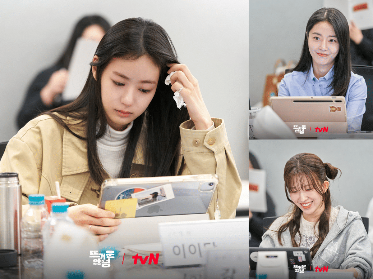 potret pembacaan naskah drama Korea Happy Anding