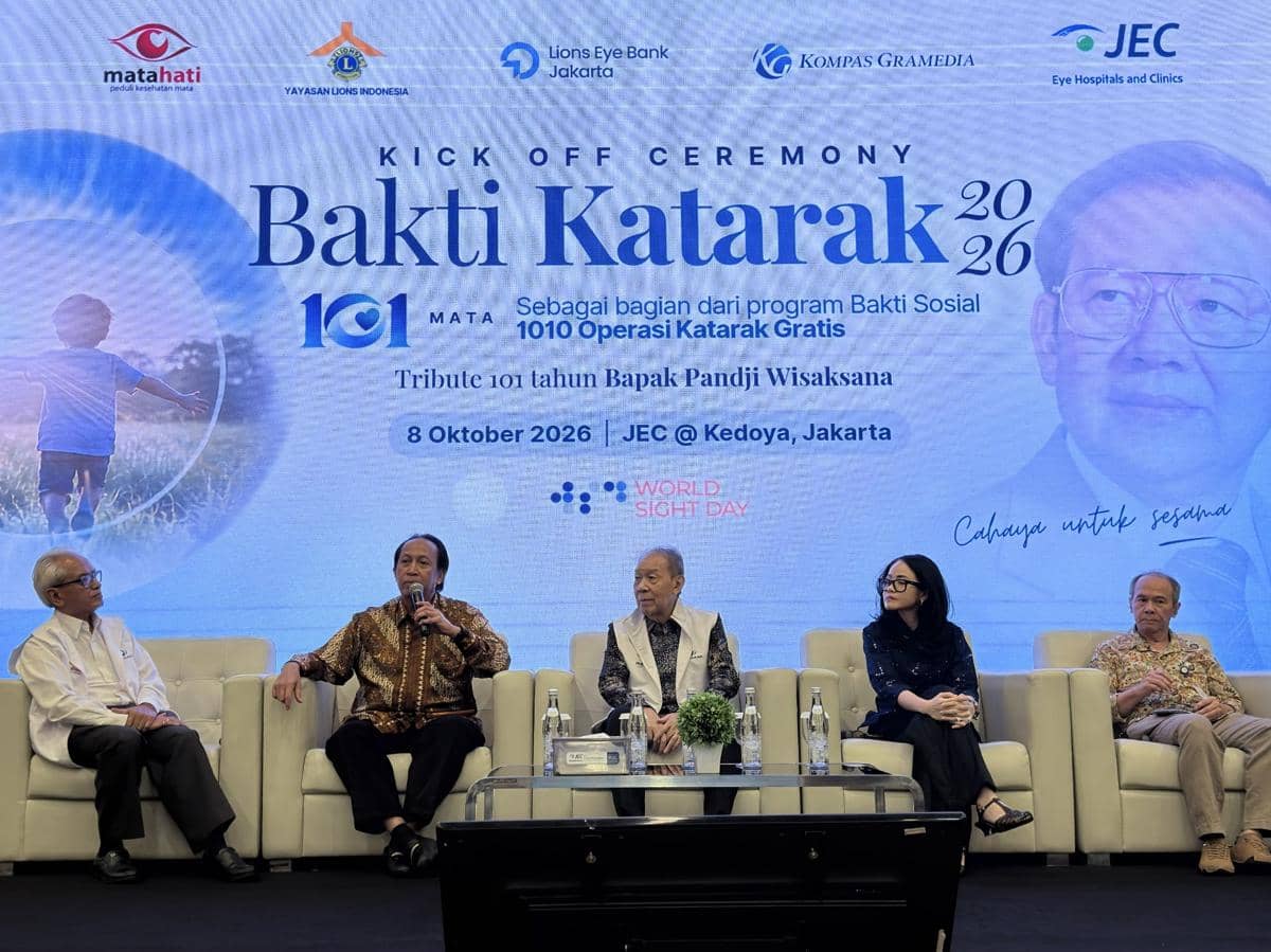 JEC Gelar Operasi Katarak Gratis bagi 101 Pasien hingga Desember