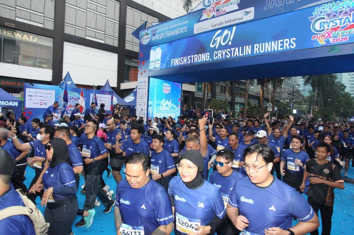 Semarak Crystalin Run Xperience 2026 di Jakarta Libatkan 9.500 Pelari