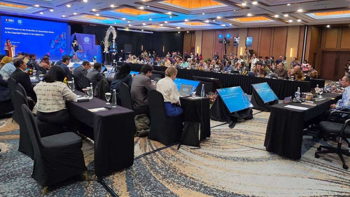 pembukaan ASEAN Forum on the Protection of Journalistic Works in the Copyright Regime in the Digital Area (IDN Times/Uni Lubis)