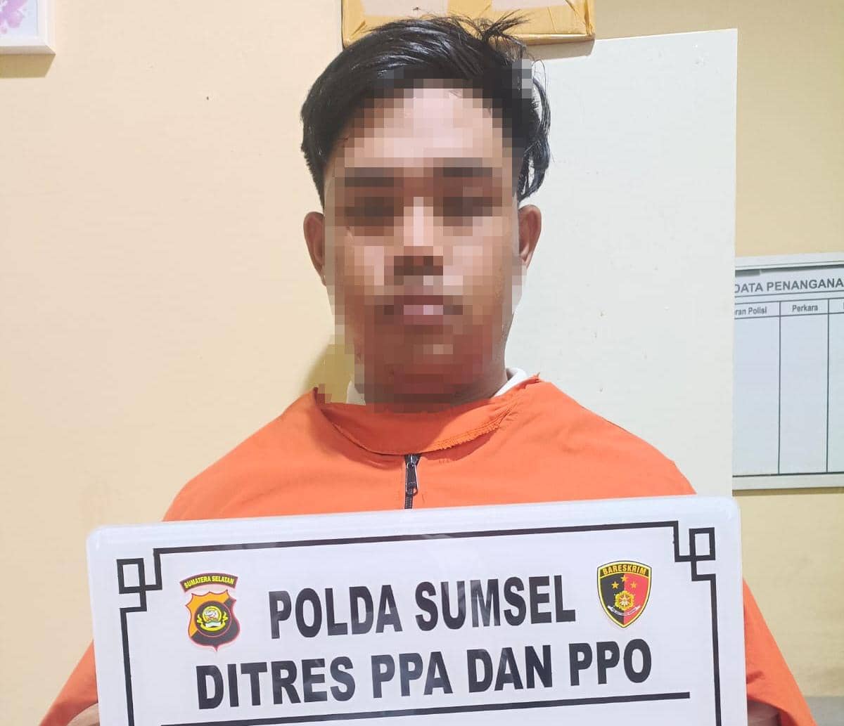 Terduga pelaku pencabulan anak di Palembang