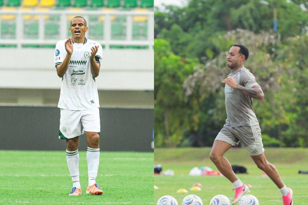 Bek tengah PSS Sleman, Cleberson - Bek kiri PSM Makassar, Victor Luiz