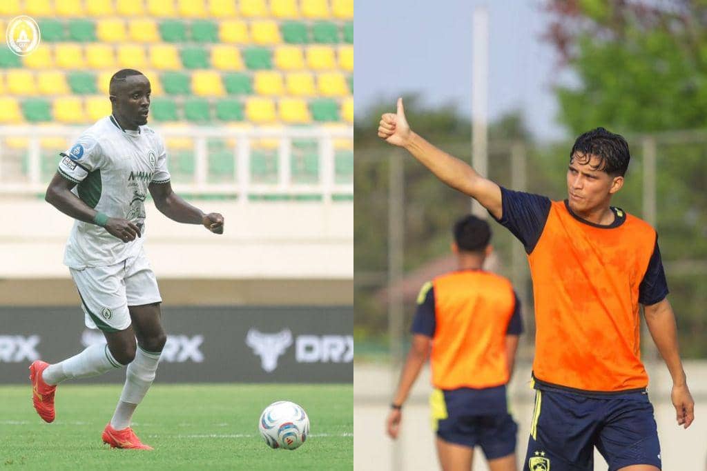 Gelandang bertahan PSS Sleman, Christophe Nduwarugira - Gelandang serang PSM Makassar, Navarone Foor