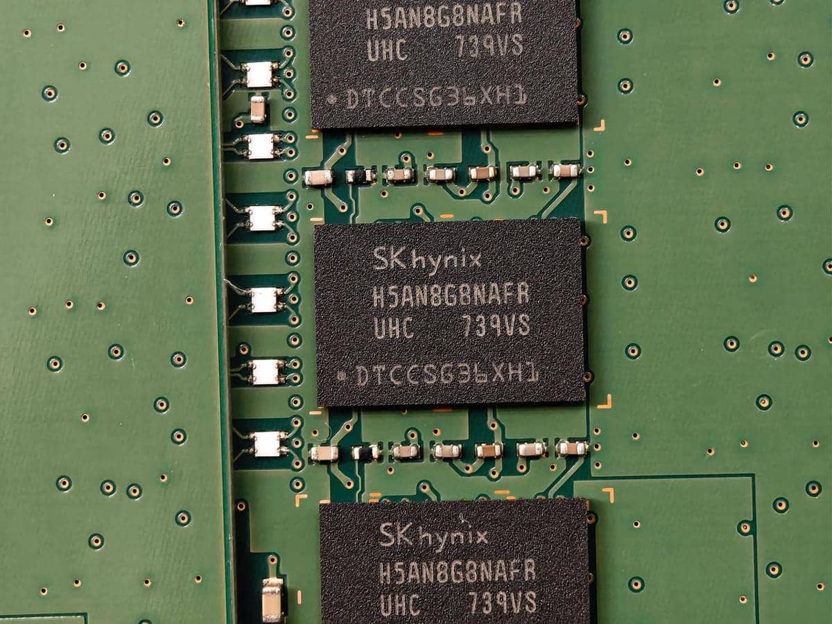 ilustrasi SK Hynix, perusahaan teknologi, chip, semikonduktor, AI