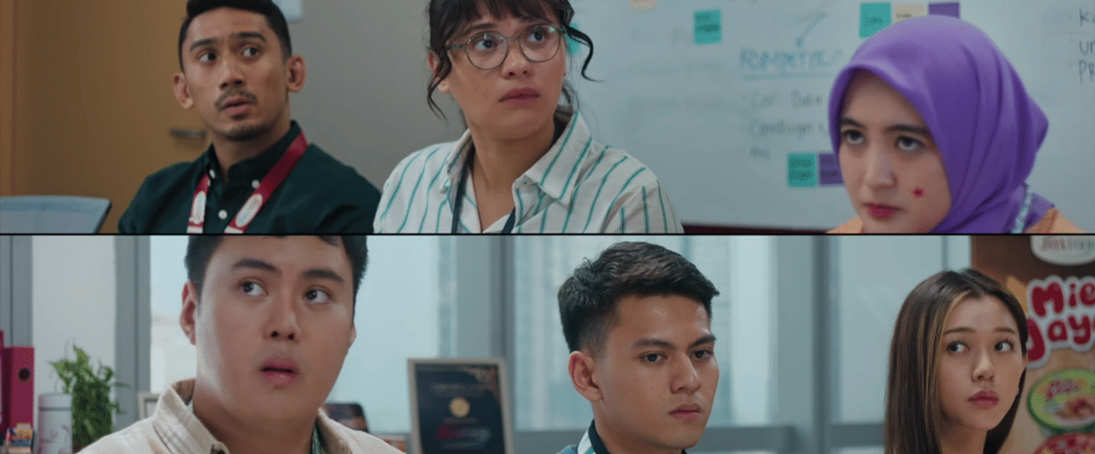 Judul film Lagi Probation: Kerja Ngejar Apa Sih? dengan kredit dokumentasi BASE Entertainment dan Lagi Probation.