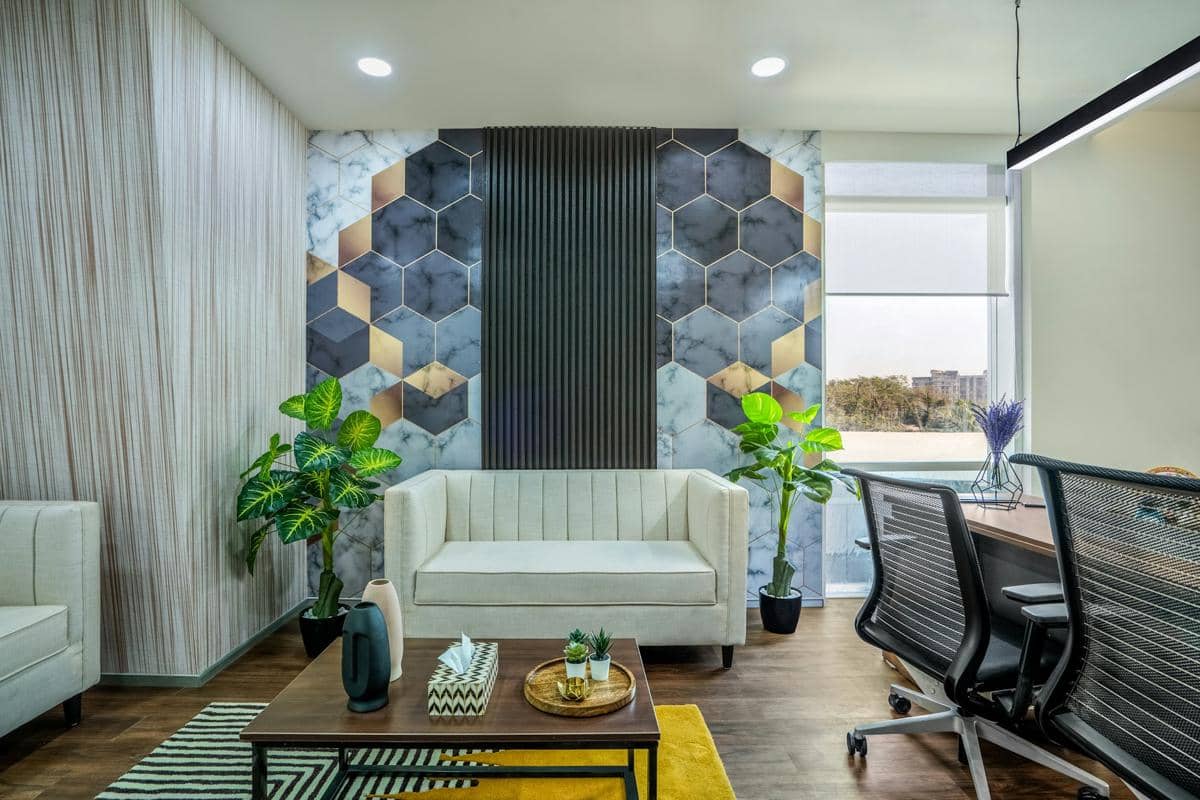 ilustrasi interior kantor