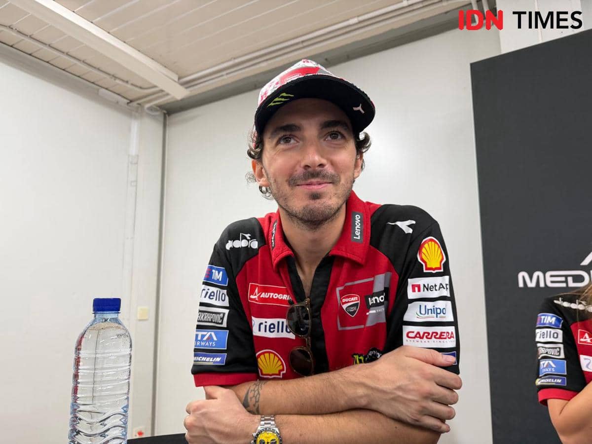 Pecco Bagnaia Kurangi Kemiringan Motor agar Lebih Cepat di Mandalika