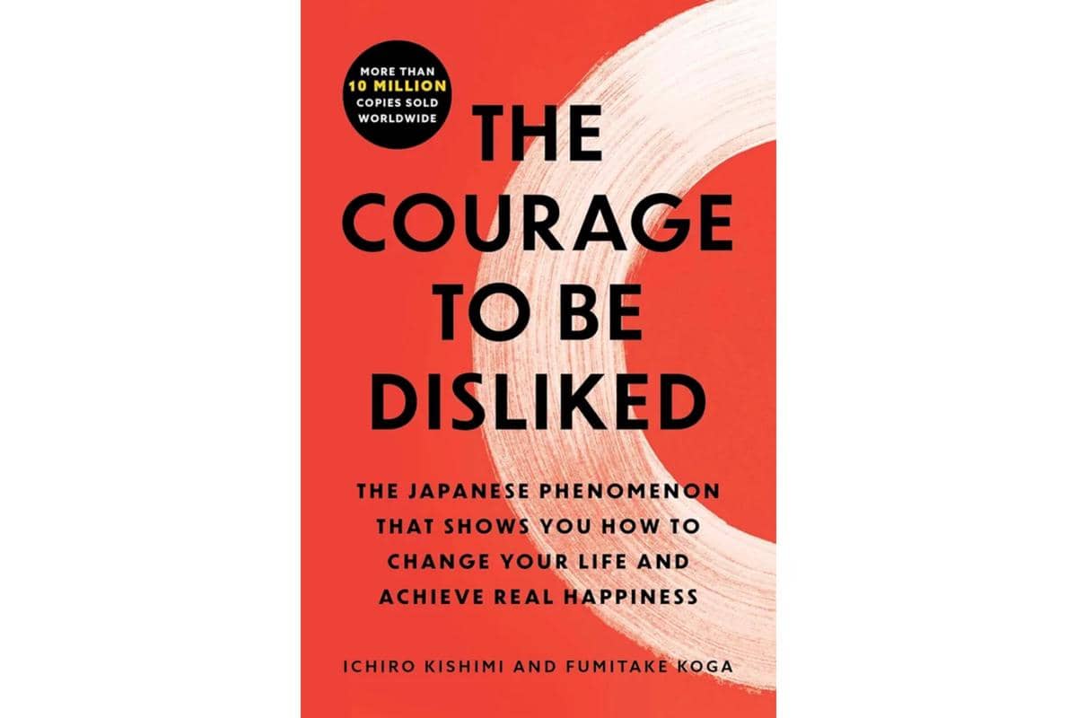 Sampul buku The Courage to Be Disliked, karya tentang keberanian untuk tidak disukai, dari Amazon.com