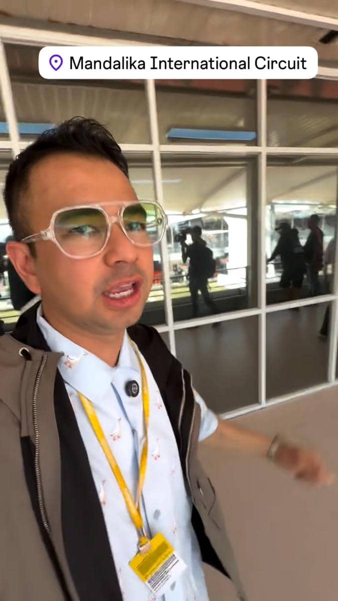 Raffi Ahmad di MotoGP Mandalika 2026