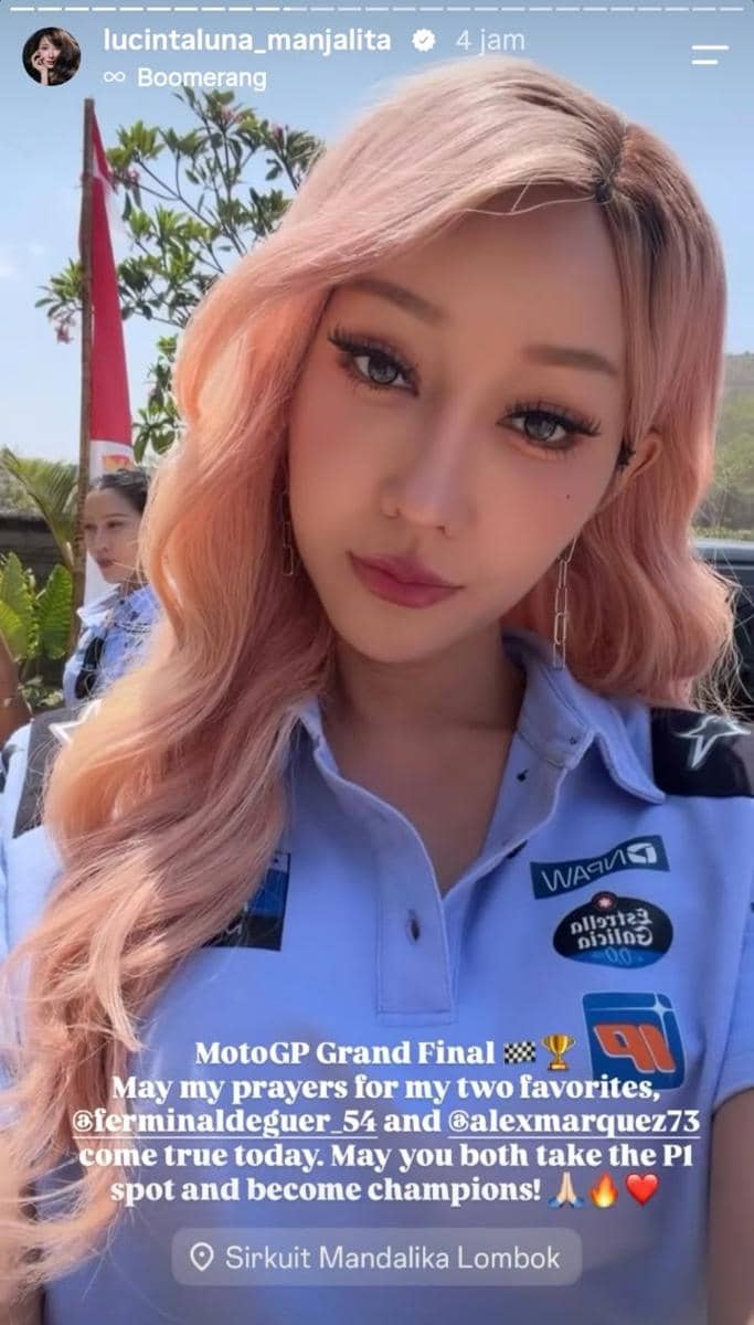 Lucinta Luna di MotoGP Mandalika 2026
